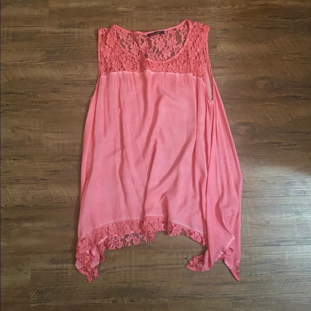 Blu Heaven distressed wash tank top